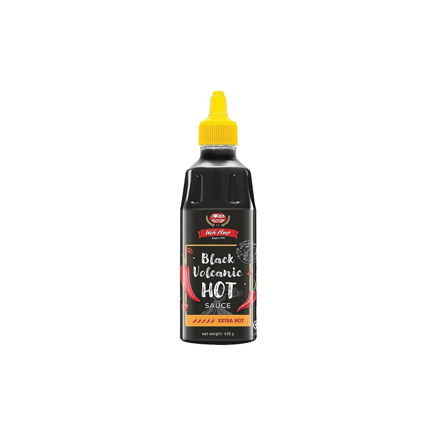 Woh Hup Black Volcanic Hot Sauce 435g